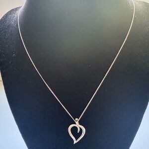 Tiffany & Co. Elsa Peretti Open Heart Necklace – Sterling Silver